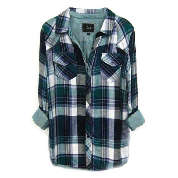 Rails Green Plaid Button-down Shirt - Picture 1 of 15